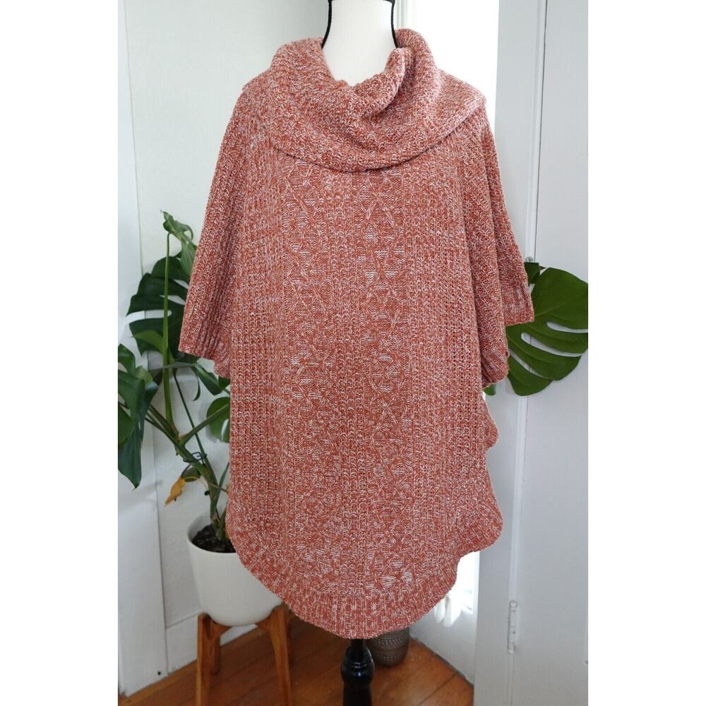 Anna Morgan Women's Retro Classic Style Poncho Sweater Tunic SZ O/S + (One Size)